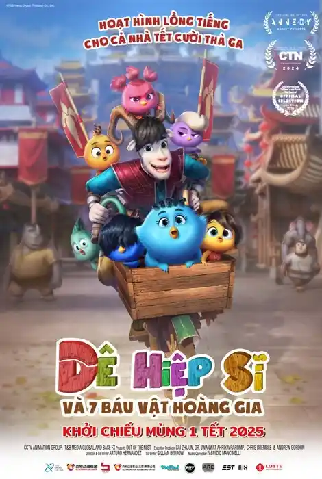 Xem phim Dê Hiệp Sĩ Và 7 Báu Vật Hoàng Gia